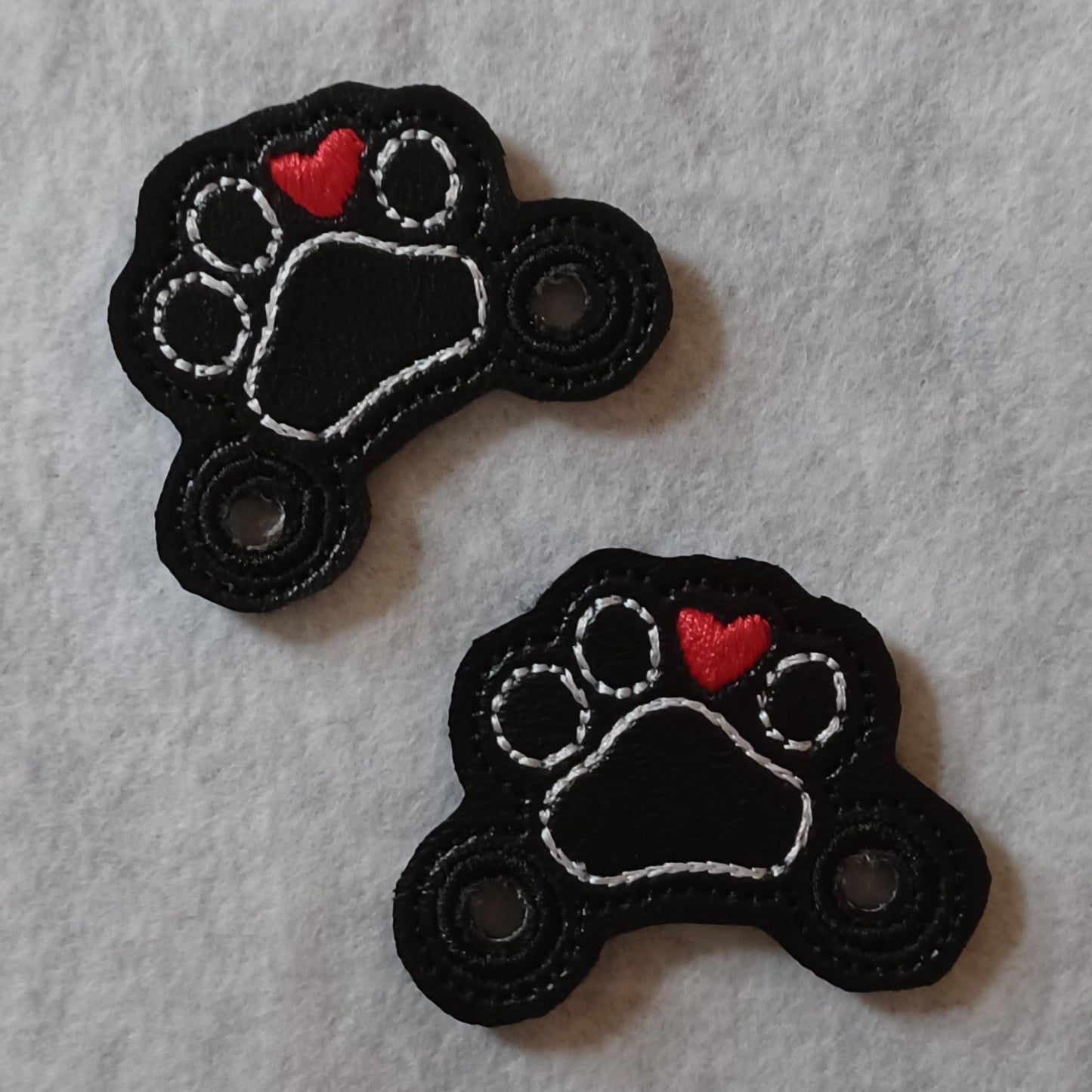 Paw Heart Shoe / Boot Charms