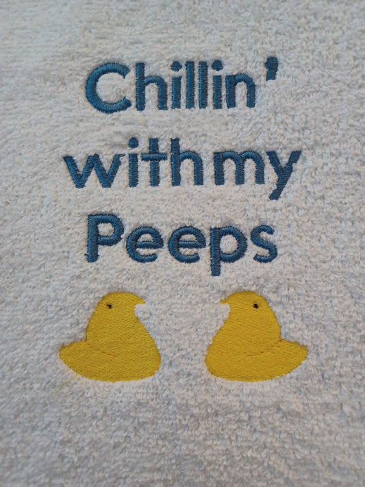 ODC Chillin' With My Peeps Chicks (Embroidered CYO)