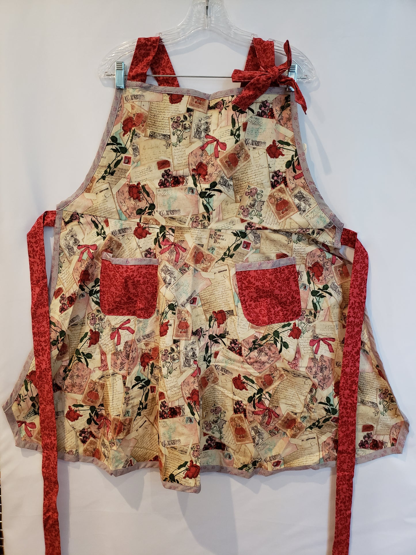 Vintage Valentine Letters Apron