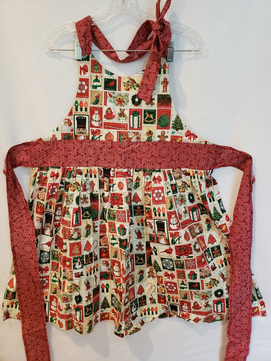 Christmas State Stamps Apron