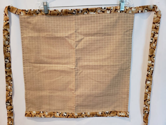 Re-purposed Mushroom Apron