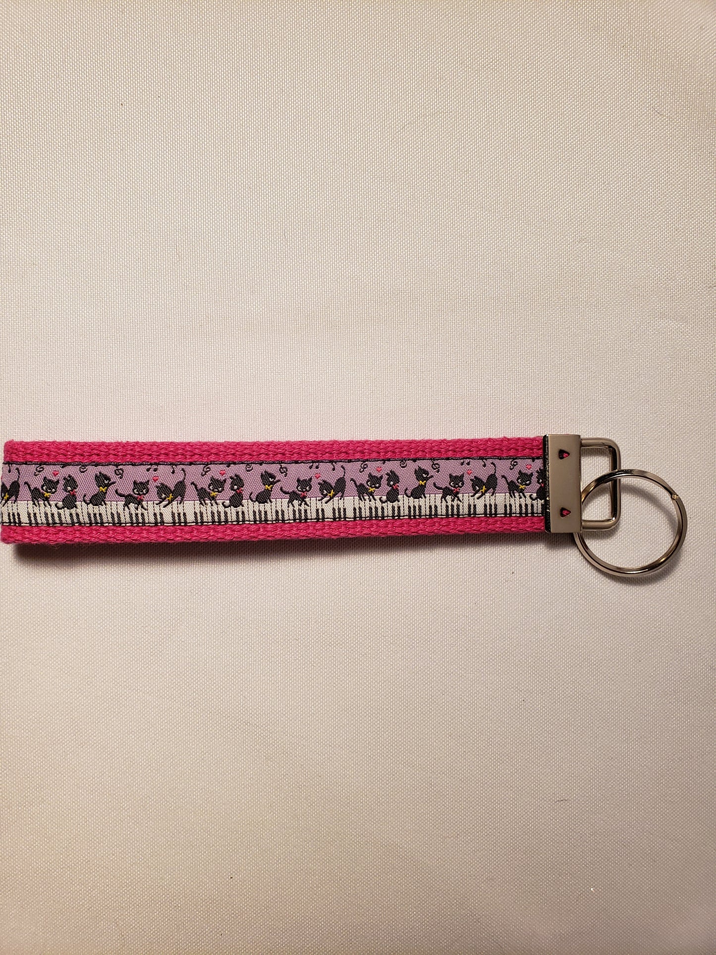 Piano Cats Key Fob