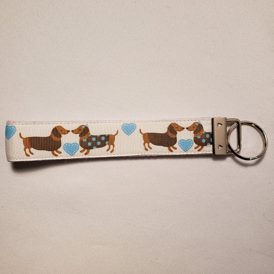 Dachshunds in Love Key Fob