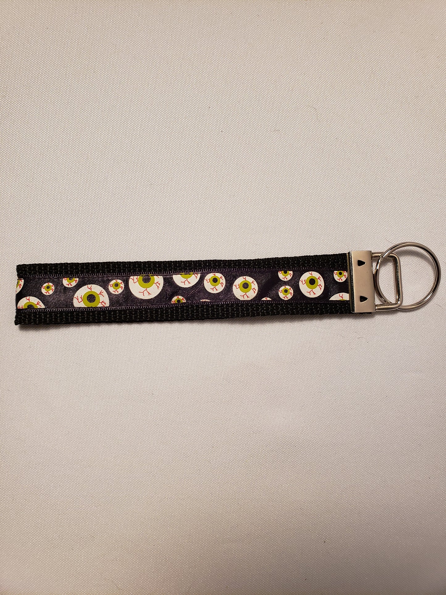 Eyeballs on Black Key Fob