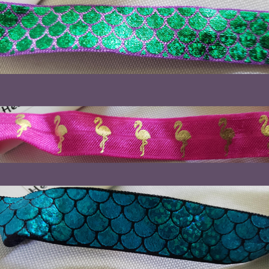 Elastic Headbands - Summer Metallics