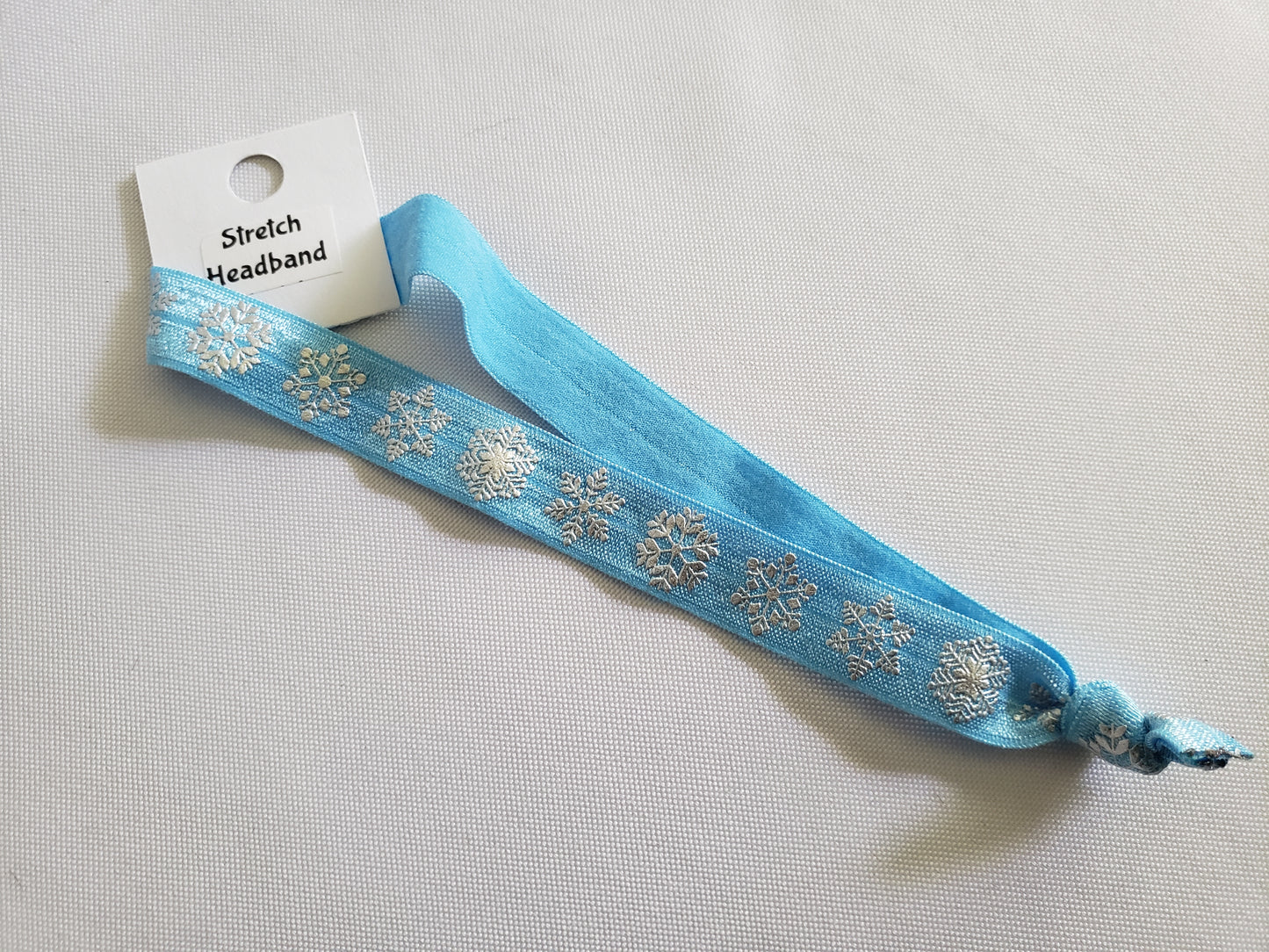 Elastic Headbands - Snowflakes
