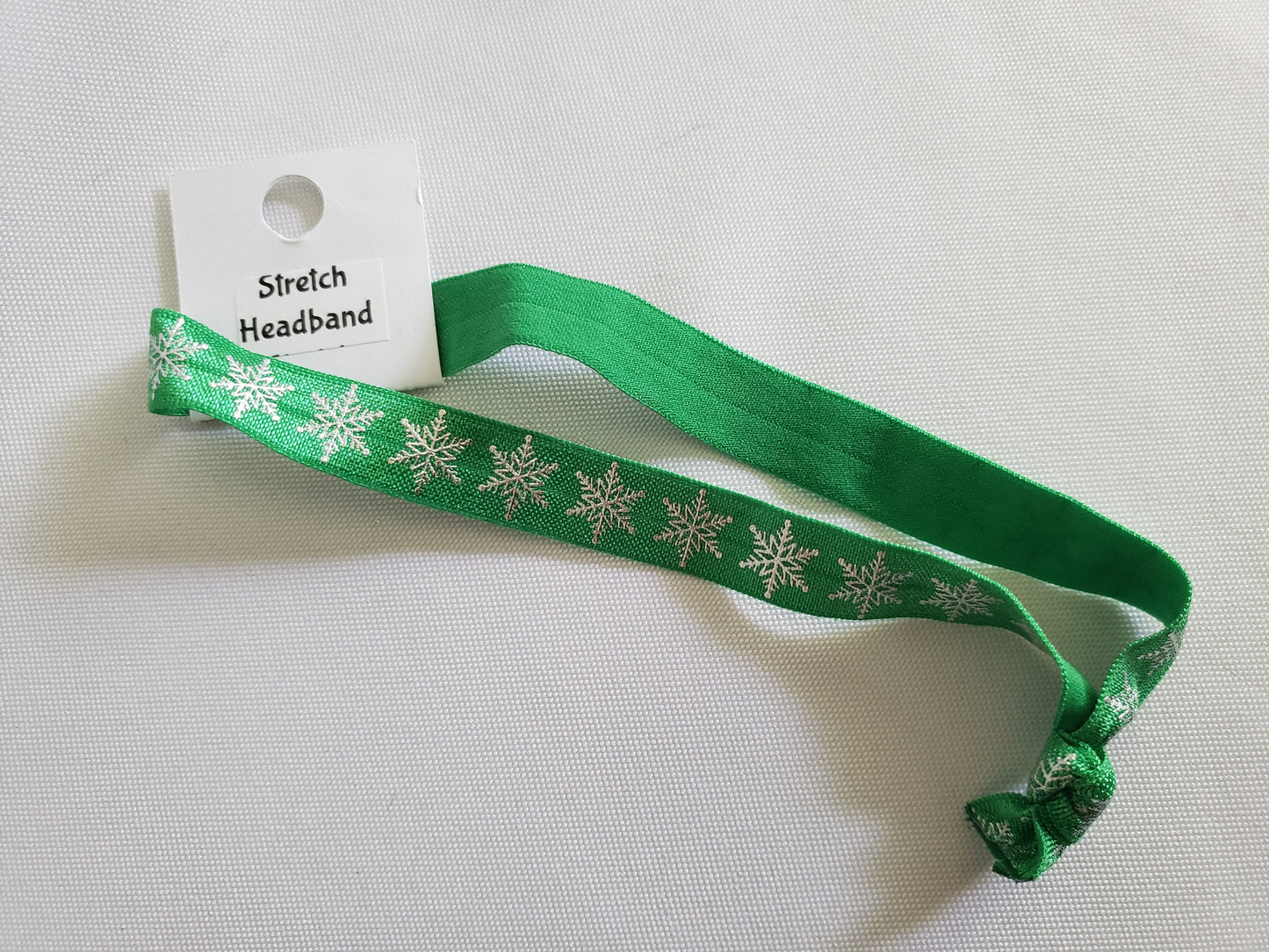 Elastic Headbands - Snowflakes