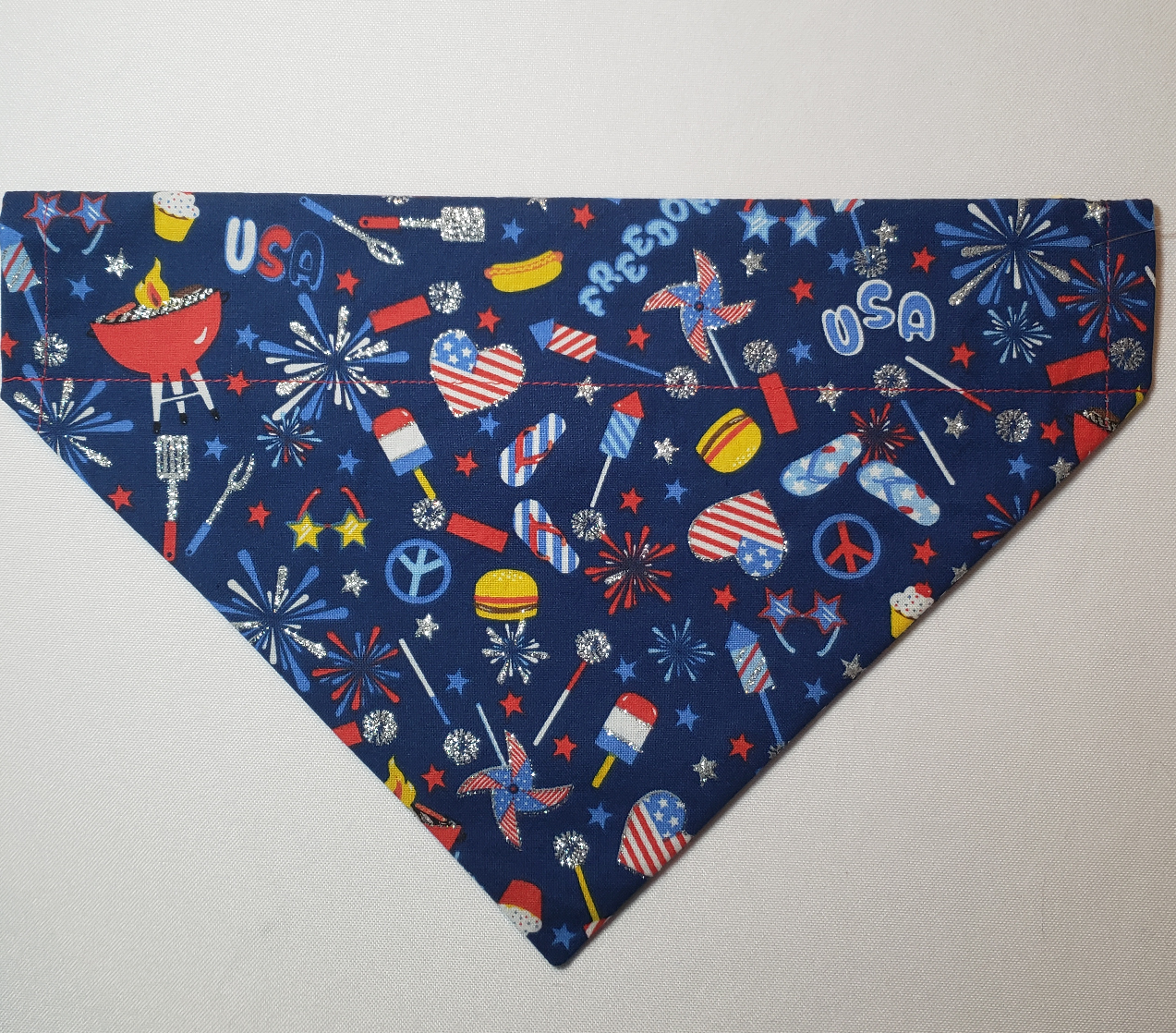 Patriotic Cookout Over-the-Collar Pet Bandana