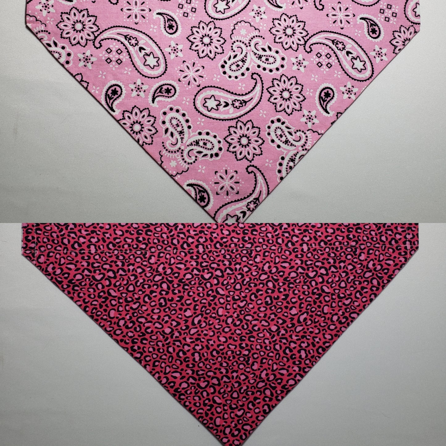 Pink Bandana Over-the-Collar Pet Bandana