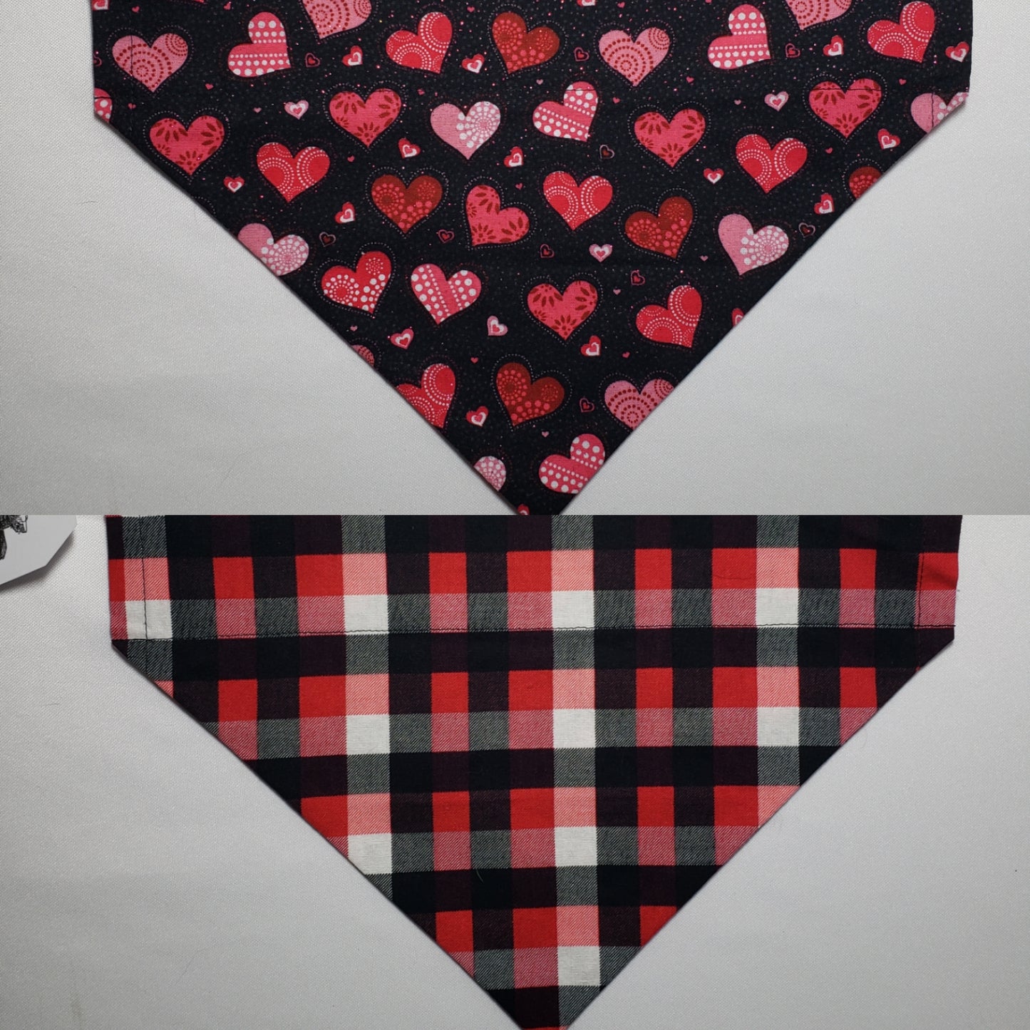 Hearts Over-the-Collar Pet Bandana