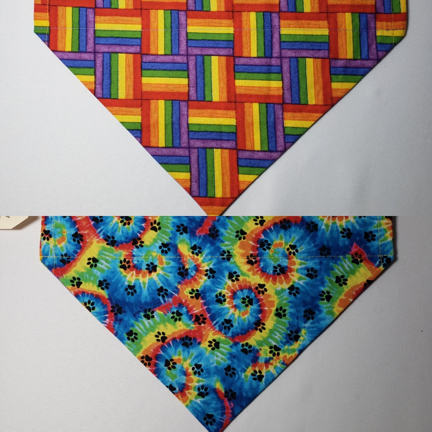 Rainbow Flag Over-the-Collar Pet Bandana