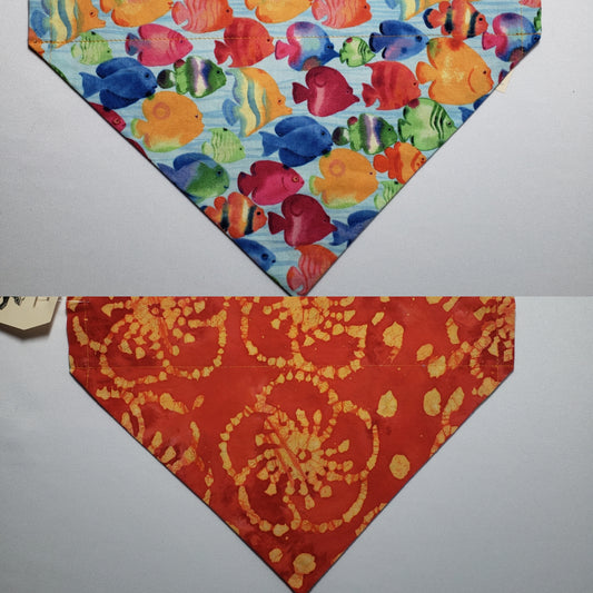 Tropical Fish Over-the-Collar Pet Bandana