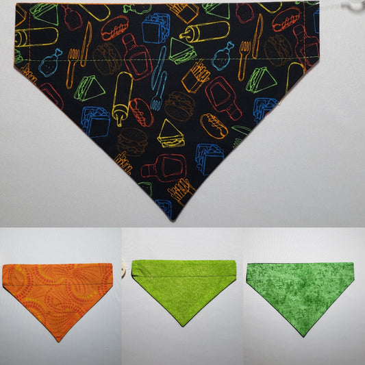 BBQ Food Over-the-Collar Pet Bandana