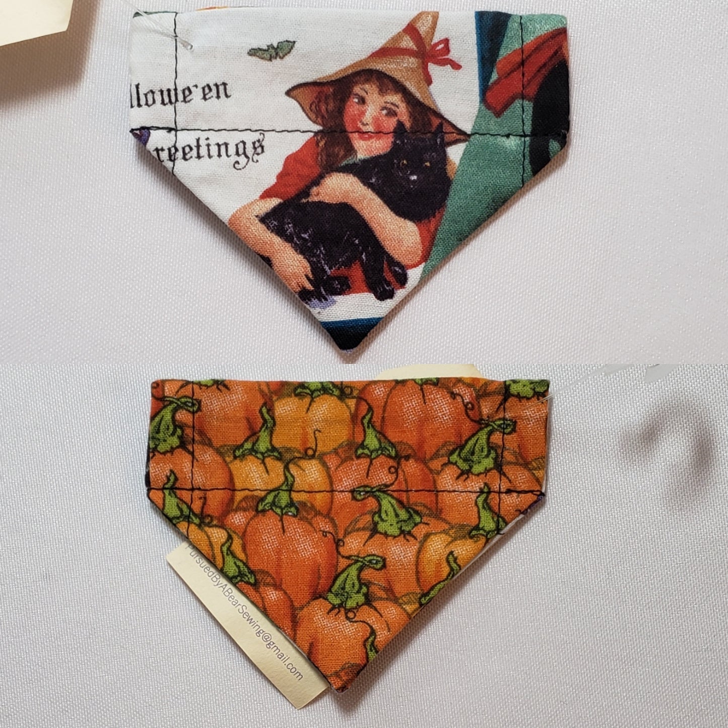 Vintage Witch Over-the-Collar Pet Bandana