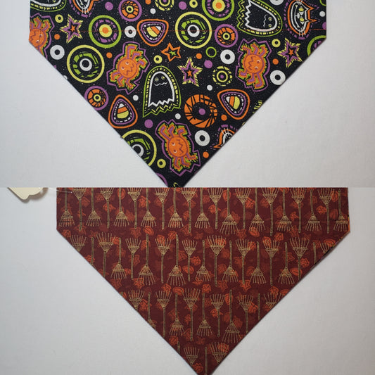 Halloween Glitter Creatures Over-the-Collar Pet Bandana