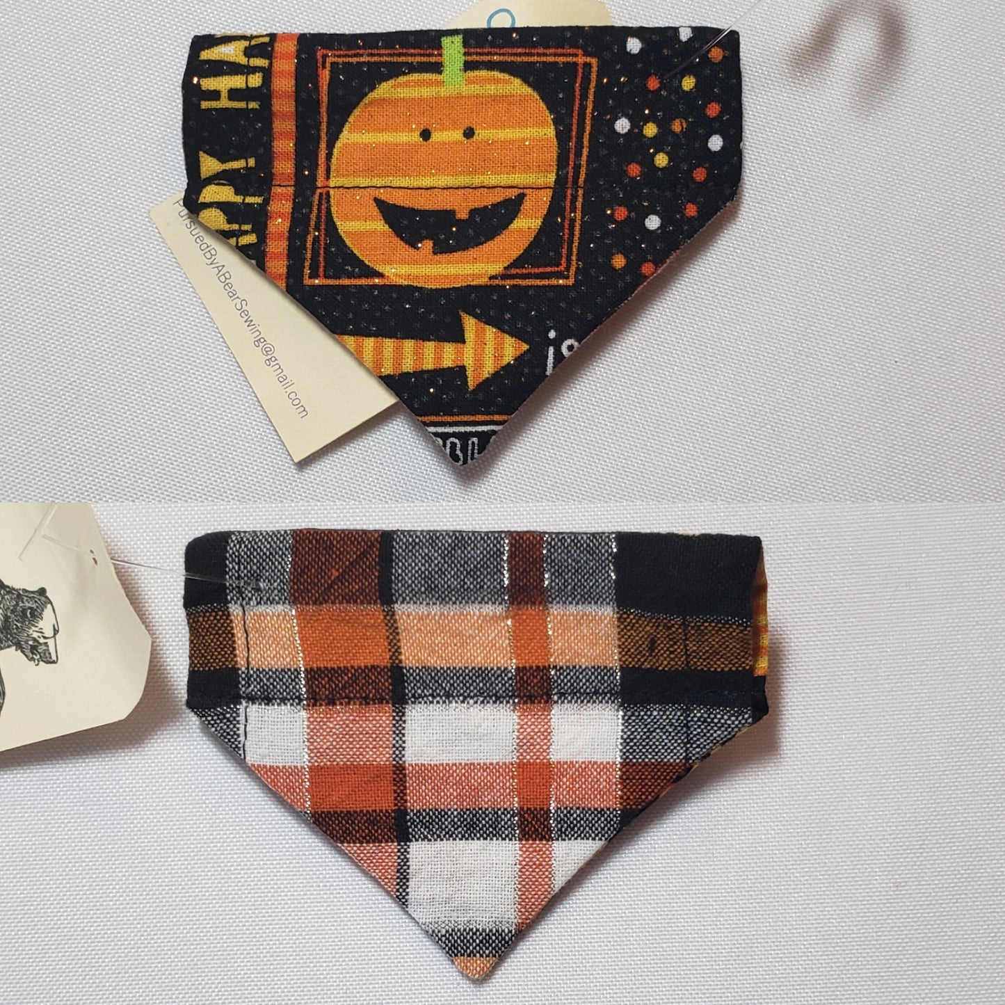 Halloween Glitter Cutesy Things Over-the-Collar Pet Bandana