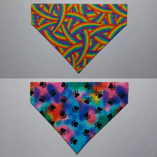 Rainbows Over-the-Collar Pet Bandana