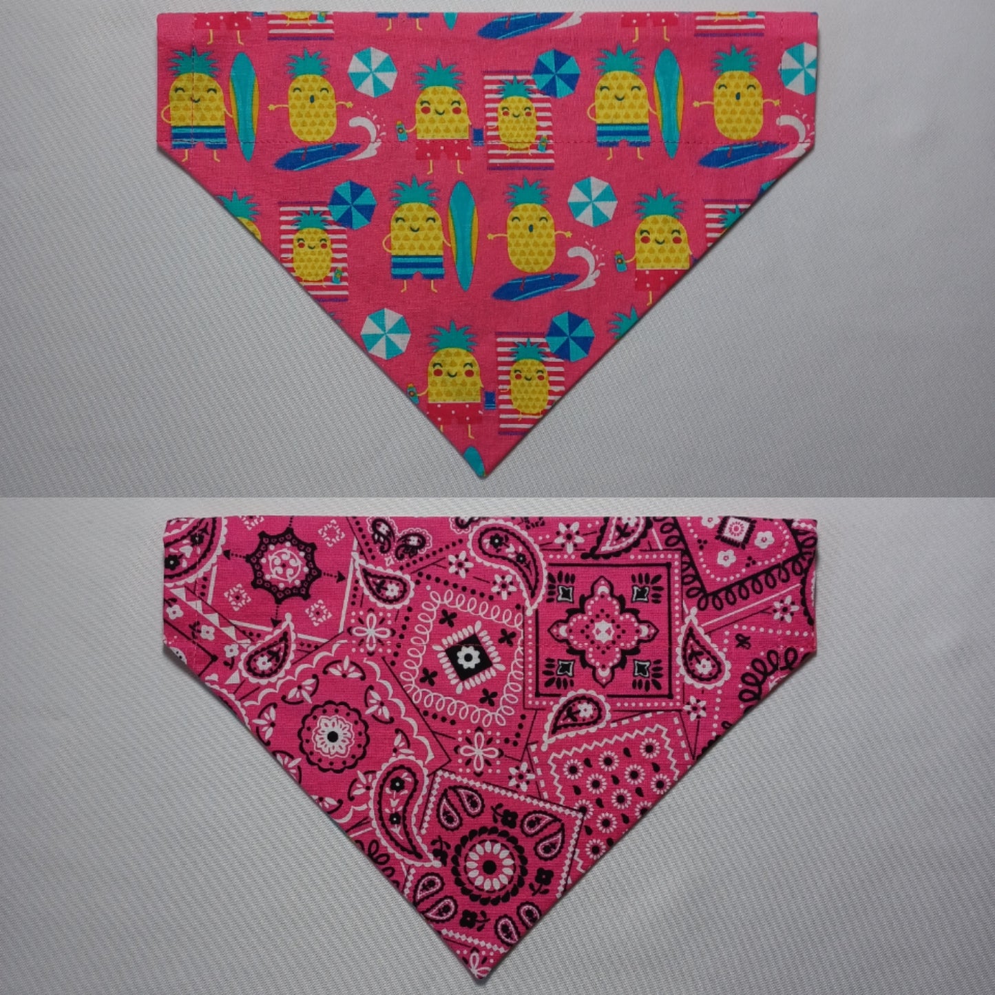 Beachy Pineapples Over-the-Collar Pet Bandana