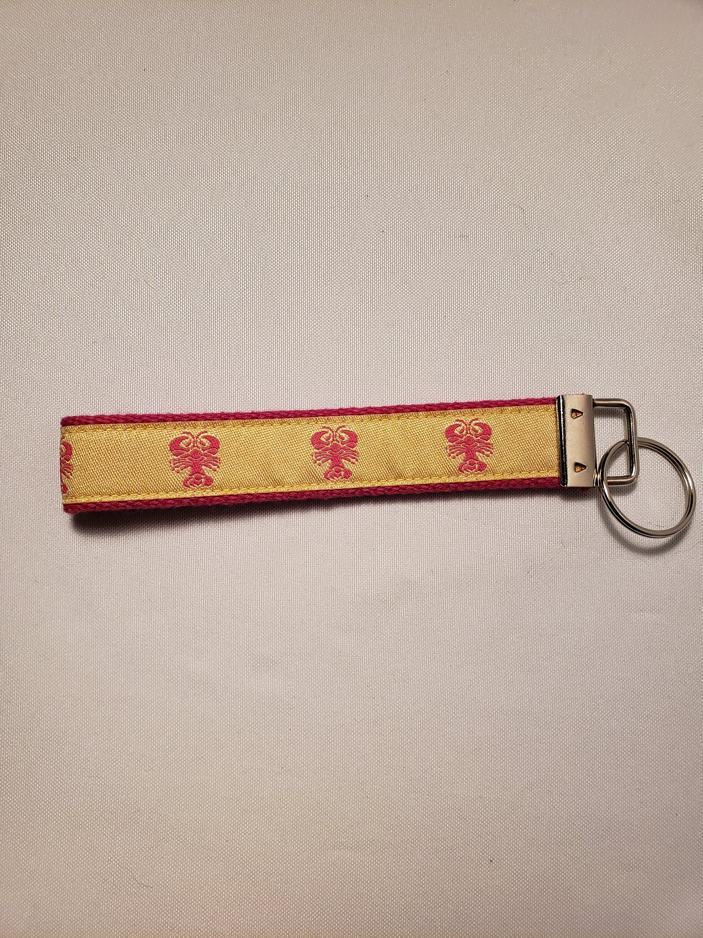 Pink Lobsters Key Fob