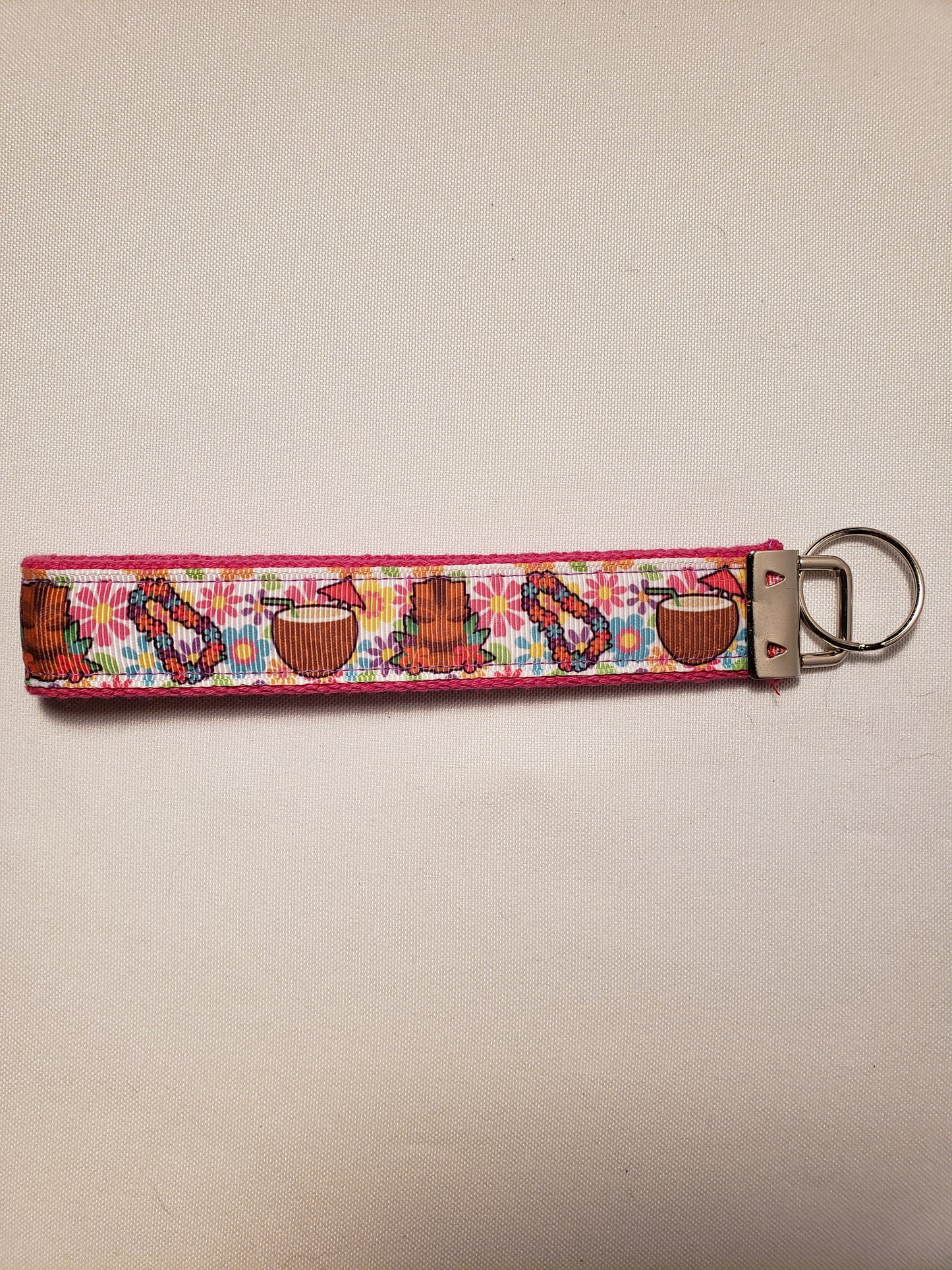 Tiki Luau Party Key Fob