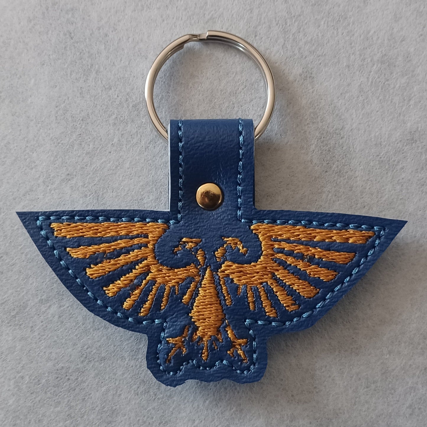 Warhammer Double Eagle Embroidered Vinyl Key Ring