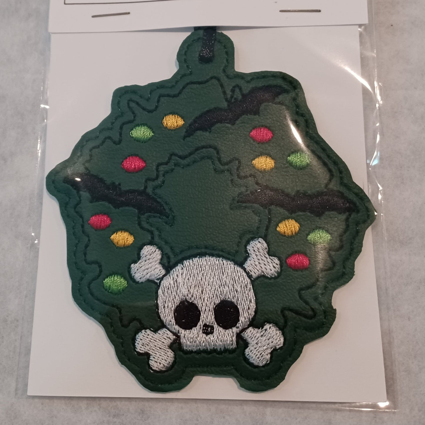 Spooky Wreath Embroidered Ornament