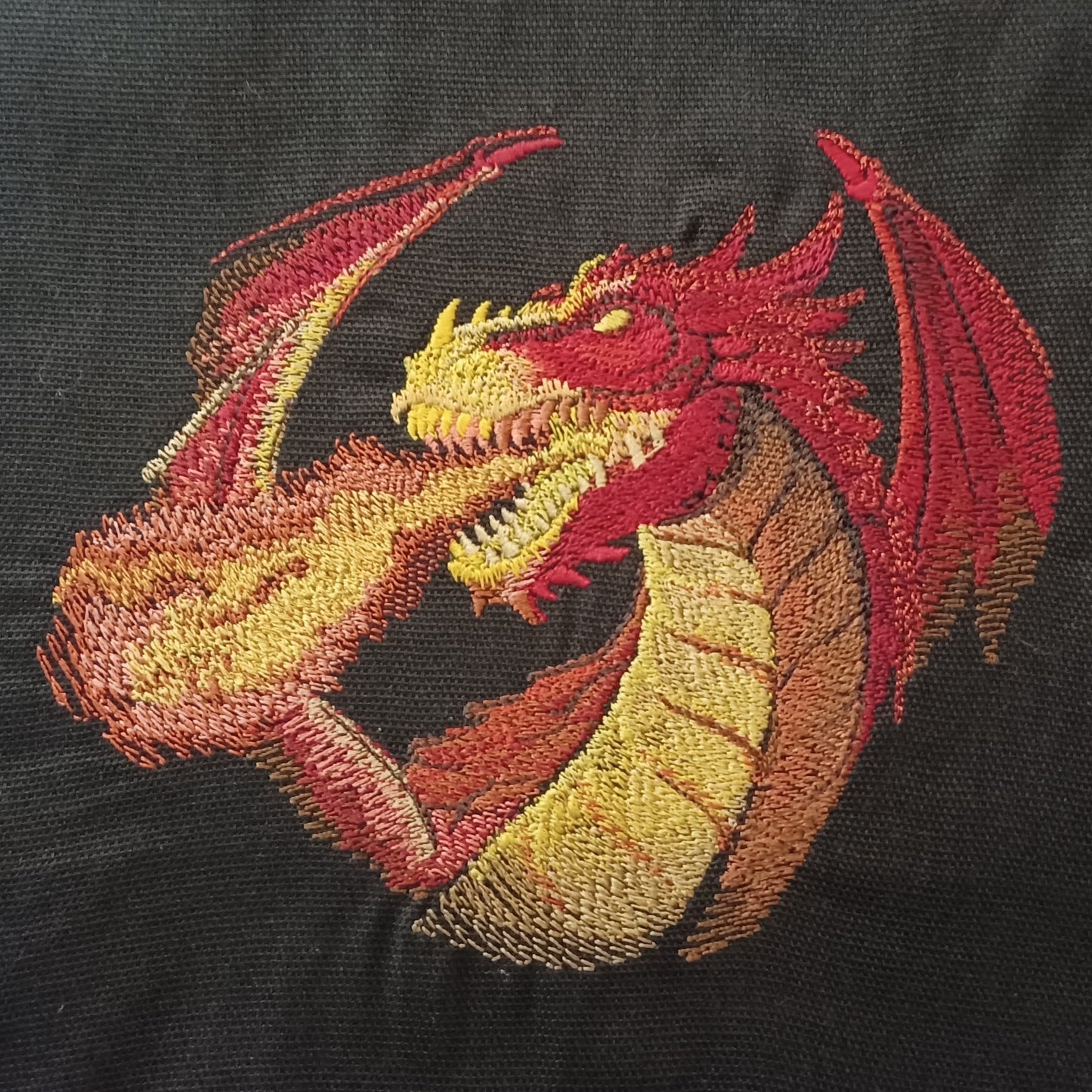 Fire Breathing Dragon (Embroidered CYO)