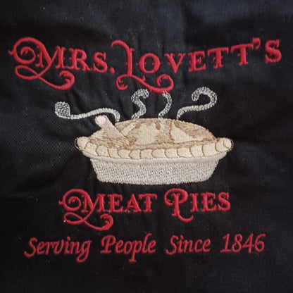 Mrs. Lovett's Meat Pies (Embroidered CYO)