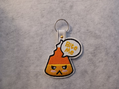 Cutie Halloween Collection Embroidered Vinyl Key Rings