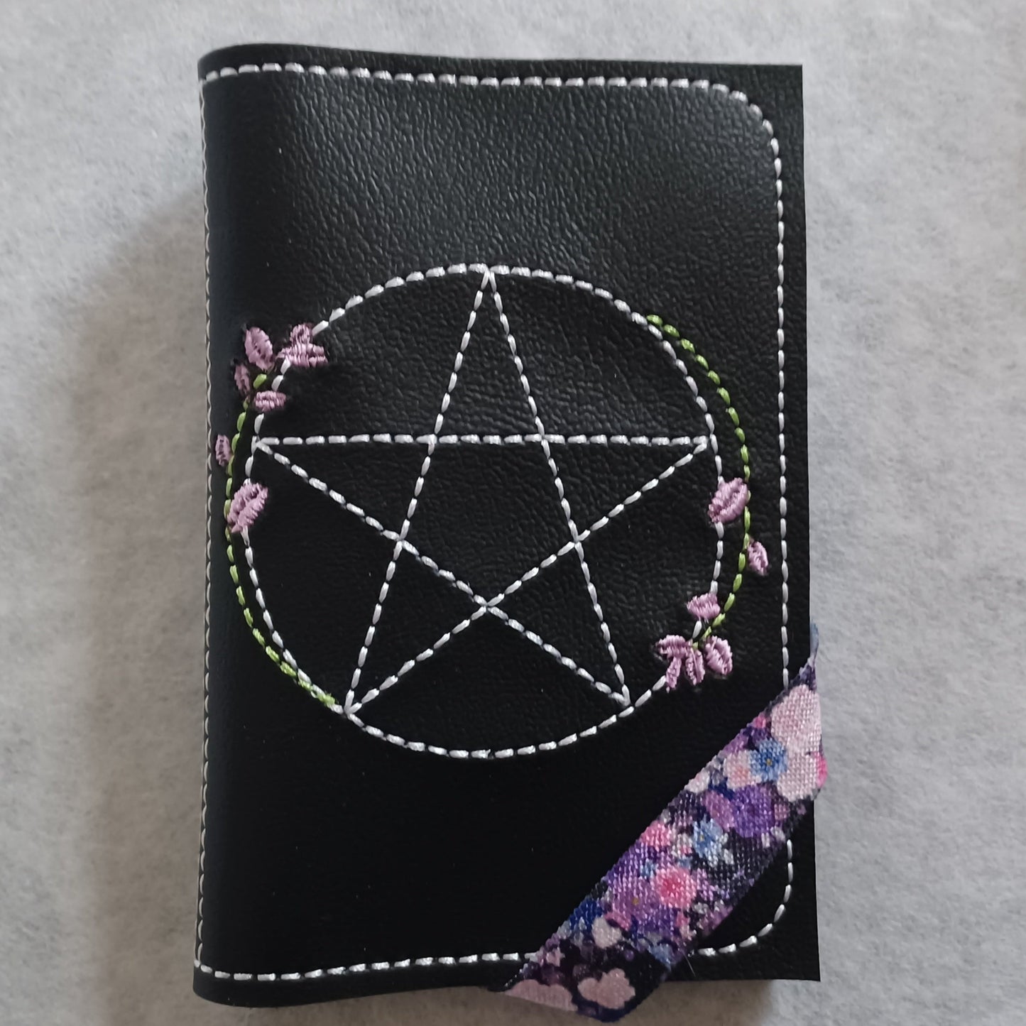 Pentagram Embroidered Notebook Cover