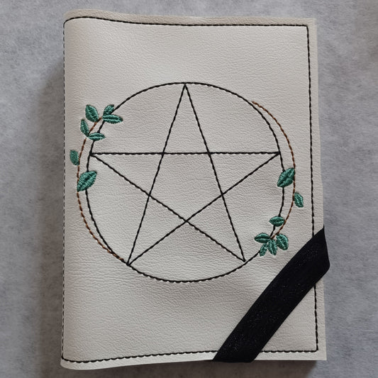Pentagram Embroidered Notebook Cover