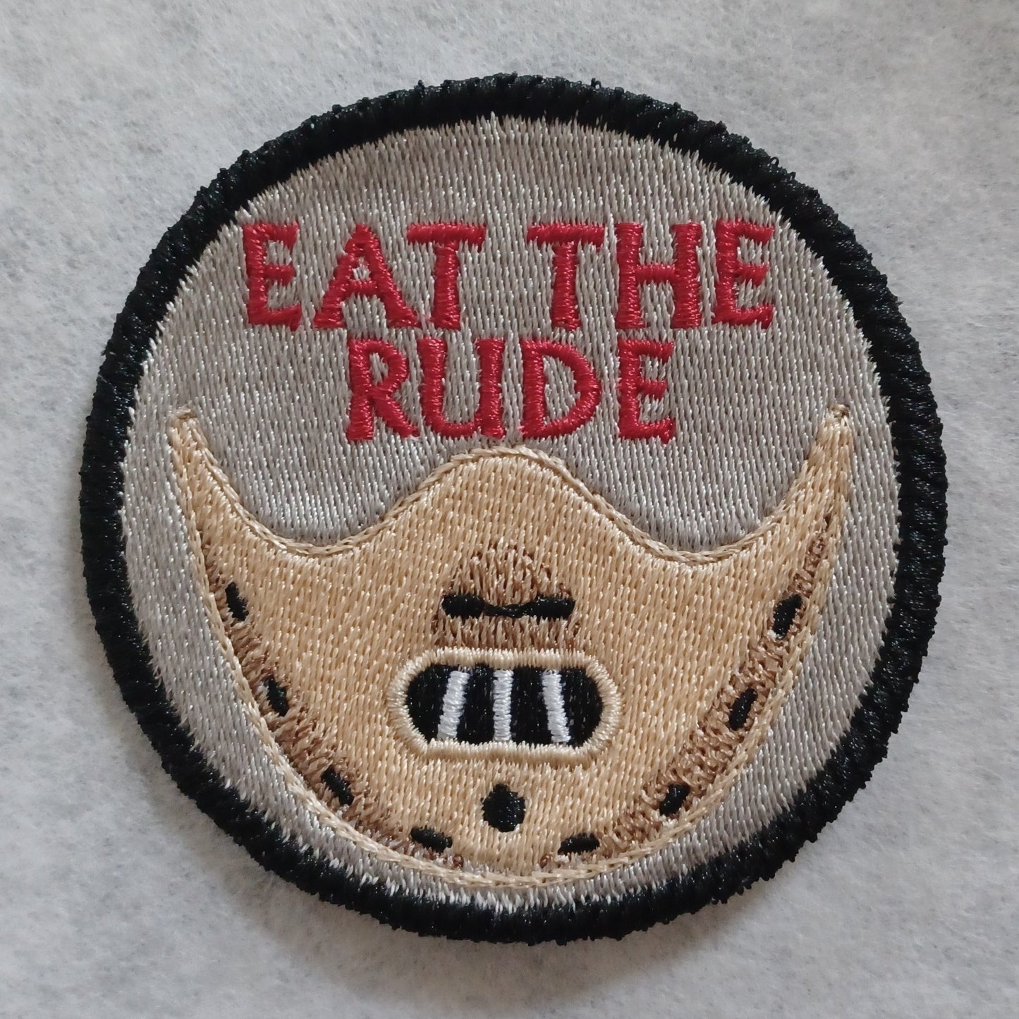 Eat the Rude Embroidered Patch