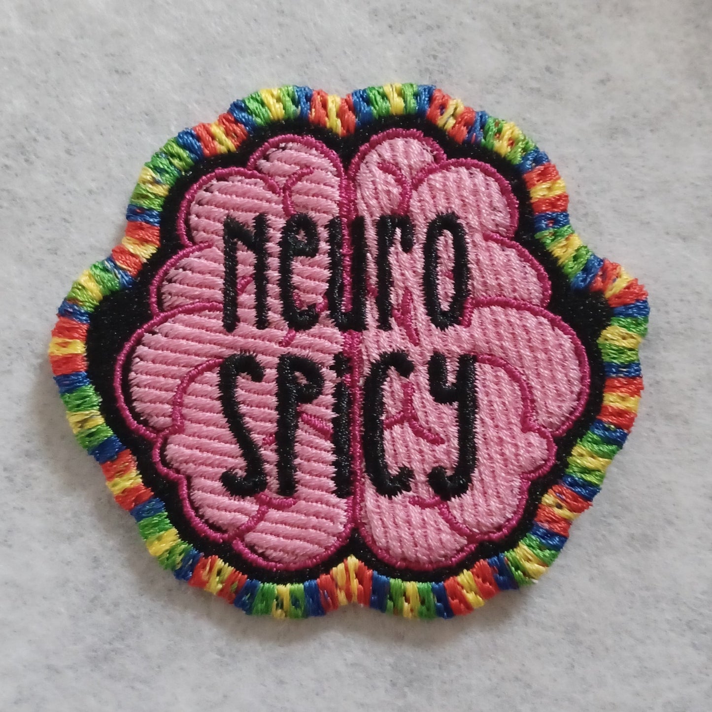 Neuro Spicy Embroidered Patch