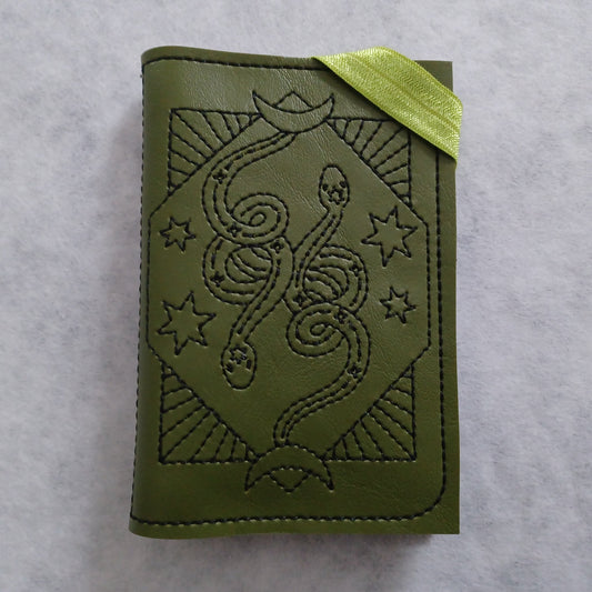 Snakes Embroidered Notebook Cover