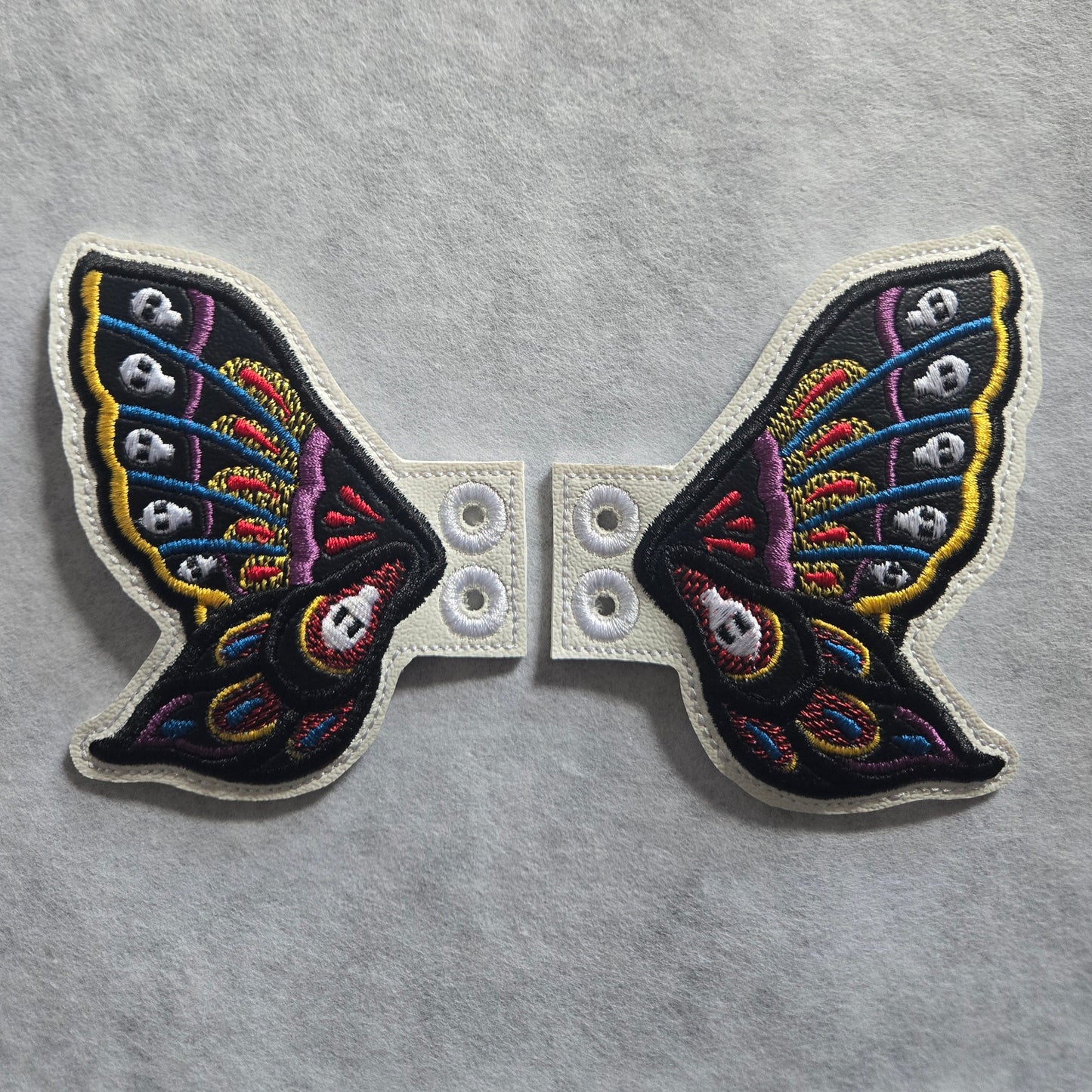 Skull Butterfly Shoe / Boot Wings