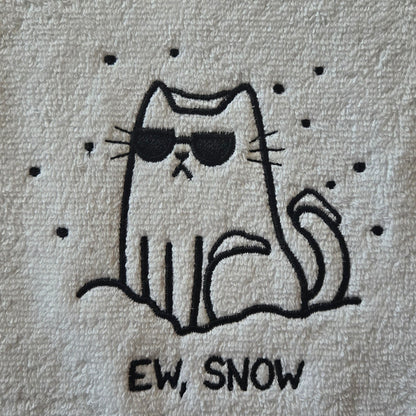 Ew, Snow (Embroidered CYO)