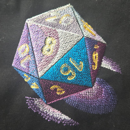 Illuminated D20 (Embroidered CYO)