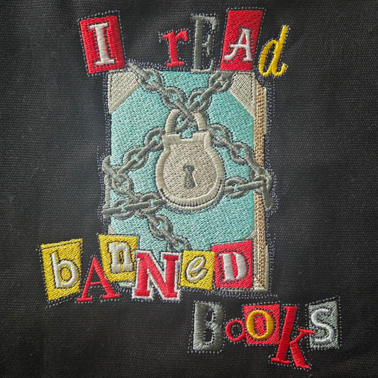 I Read Banned Books (Embroidered CYO)