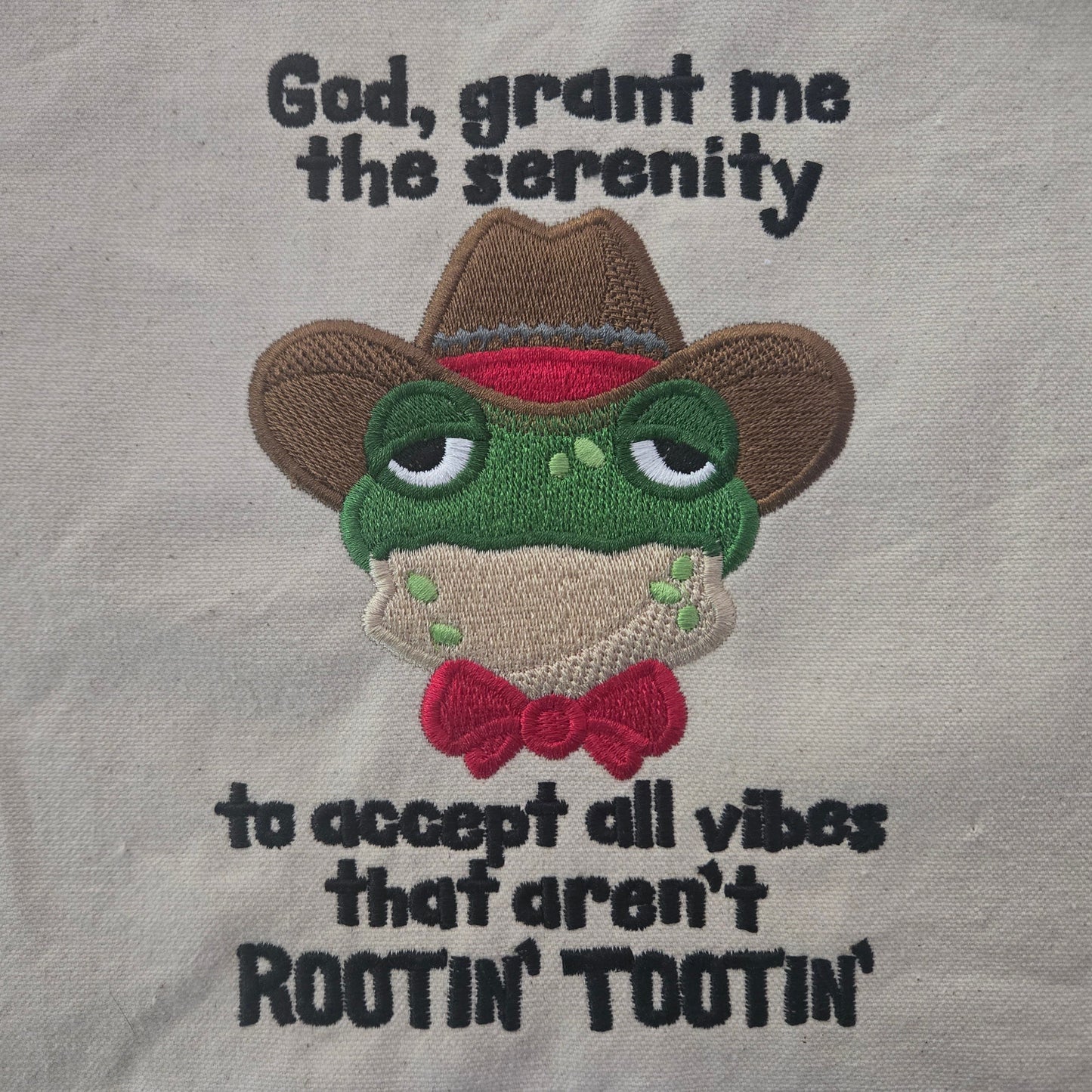 Rootin' Tootin' Frog (Embroidered CYO)