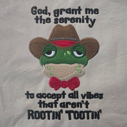 Rootin' Tootin' Frog (Embroidered CYO)