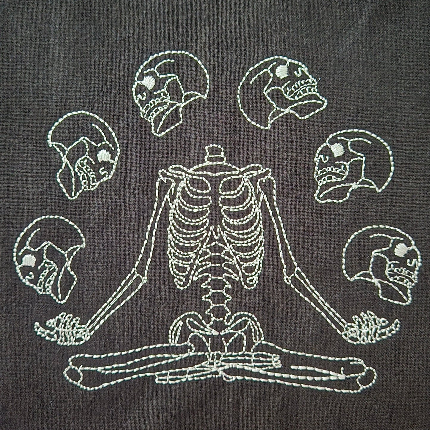 Skeleton Yoga (Embroidered CYO)