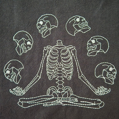 Skeleton Yoga (Embroidered CYO)