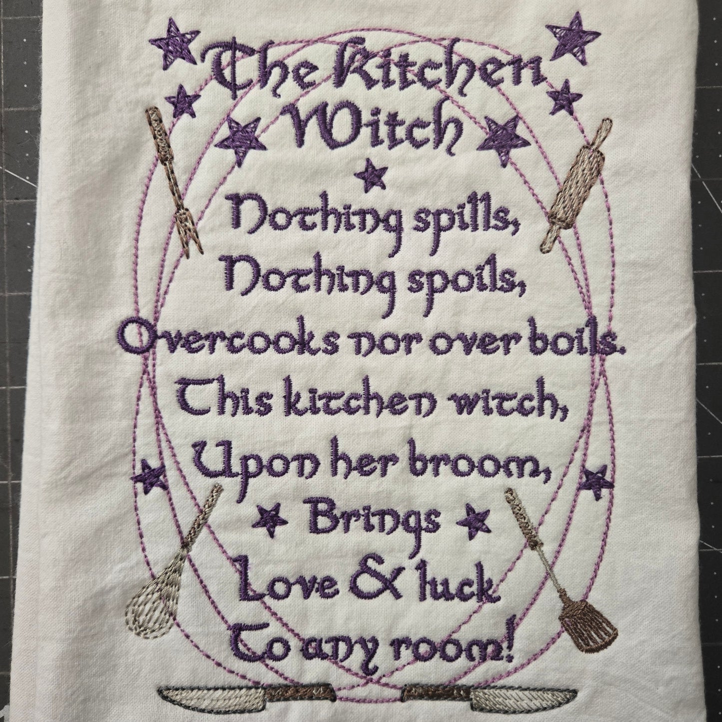 The Kitchen Witch (Embroidered CYO)