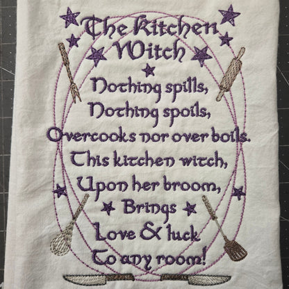 The Kitchen Witch (Embroidered CYO)