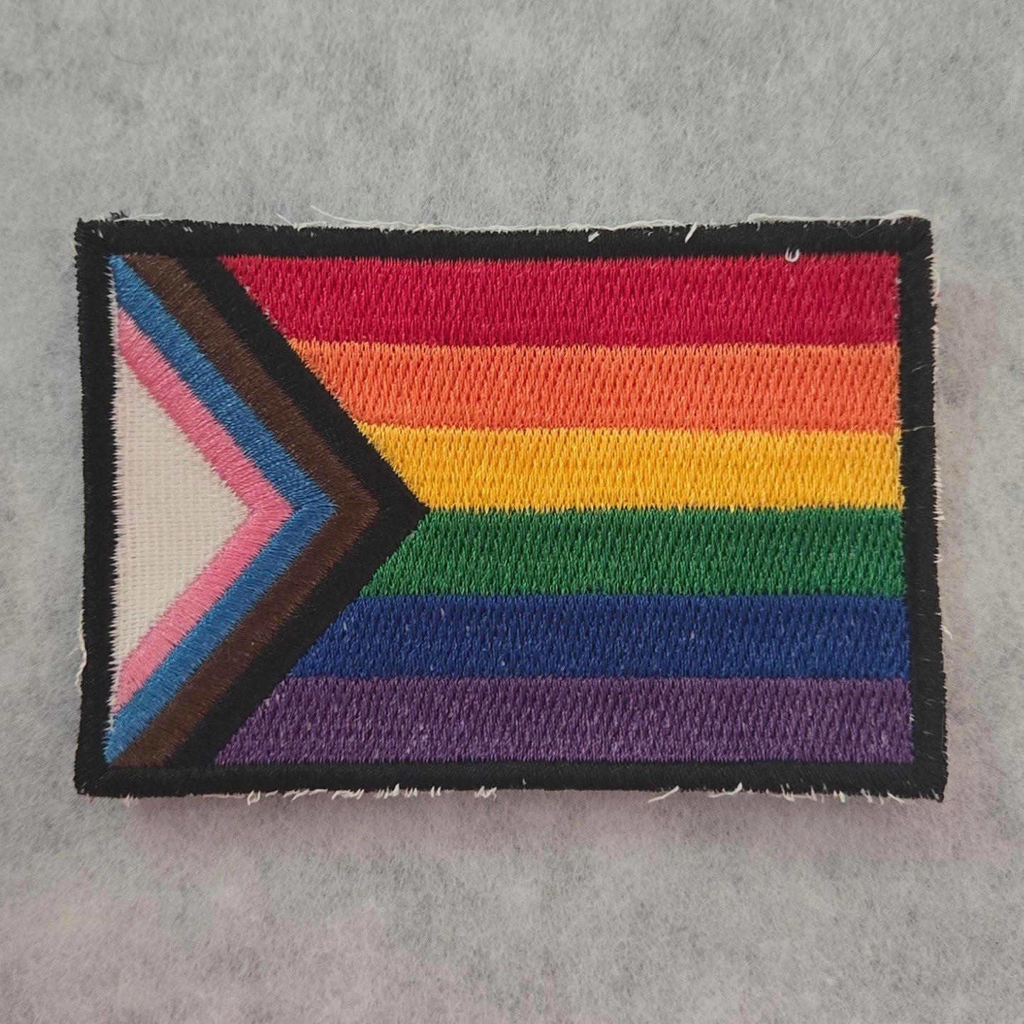 Inclusive Pride Flag Embroidered Patch