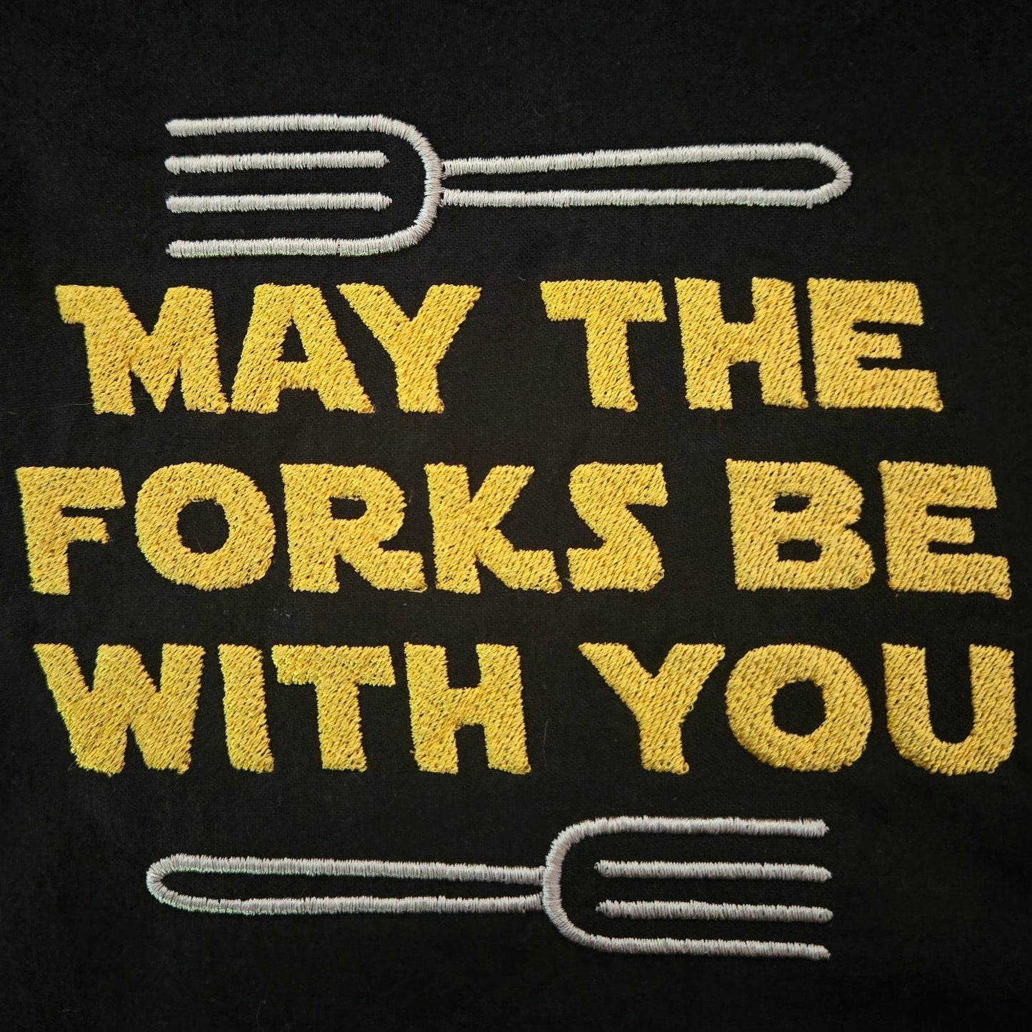 Space Pirates "May the Forks Be With You" (Embroidered CYO)