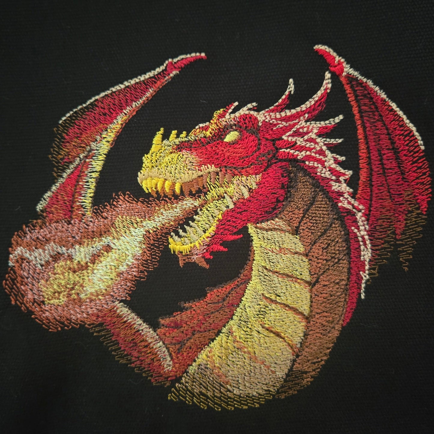 Fire Breathing Dragon (Embroidered CYO)