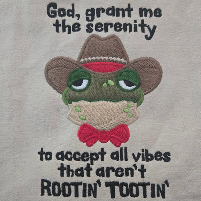 Rootin' Tootin' Frog (Embroidered CYO)