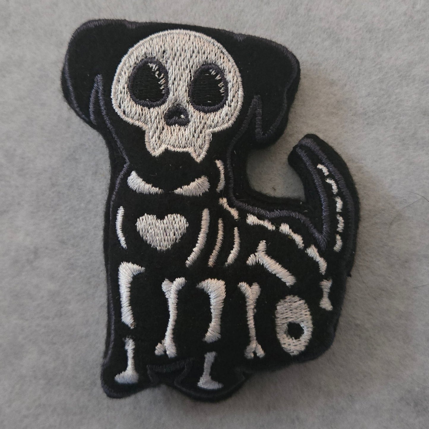 Skeleton Dog Catnip Plush