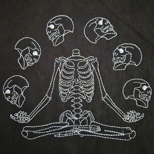 Skeleton Yoga (Embroidered CYO)